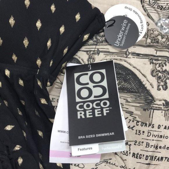 Coco Reef Allure Metallic-Print Tankini Top - Picture 6 of 15